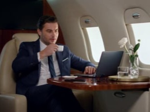 A rich man on the trip